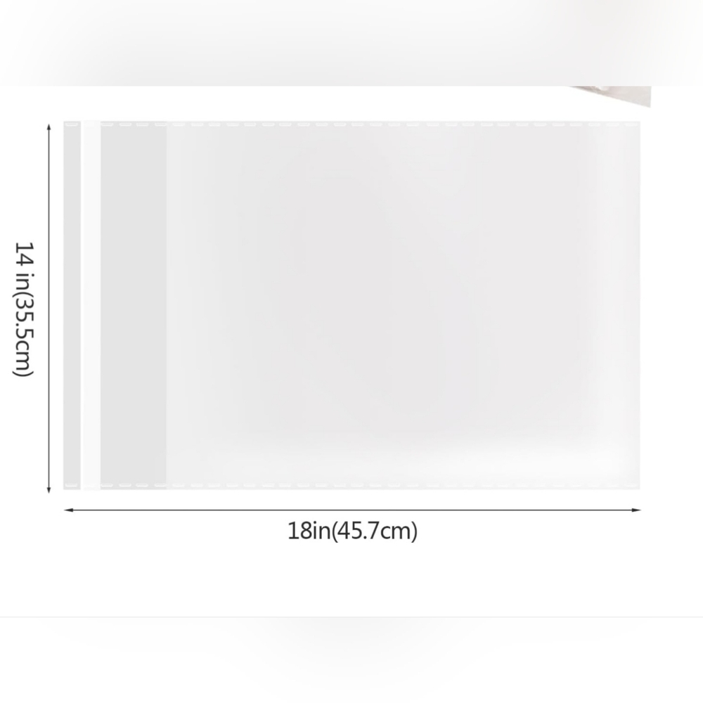 Bundle of 30 Clear Self-Sealing Bags – 3 Sizes – 9x12, 12x16, 14x18 10 Of Each - Picture 4 of 9